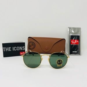 Ray-Ban 50mm RB3447 Golden G-15 Round sunglasses